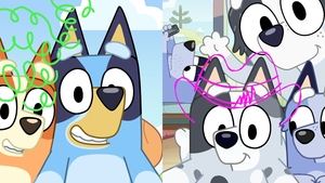Bluey Fejsíkovanie