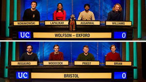 University Challenge Epizóda 13